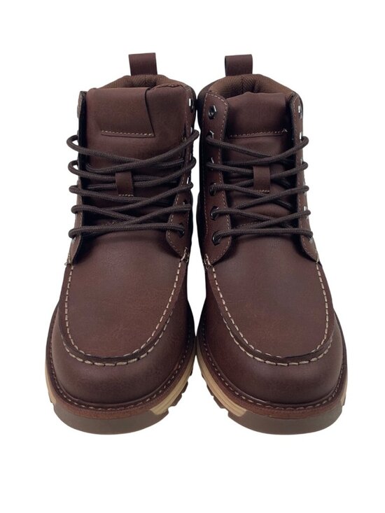Falls Creek Boots Mens Size 9.5 Brown Bozeman Moc Toe Ankle Memory Foam Comfort main image 6